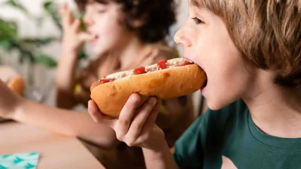 hot dogs are not a great food for kids to eat regularly