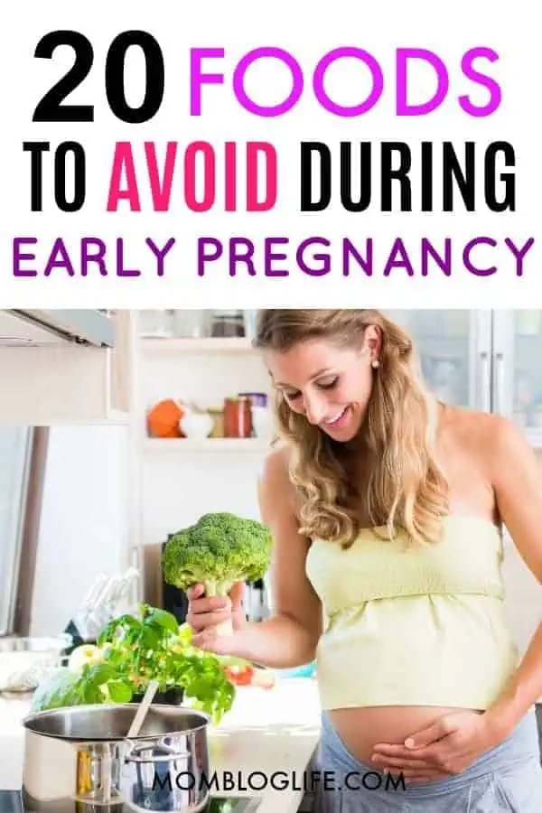 foods to be avoided during early pregnancy