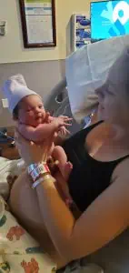 baby is here!