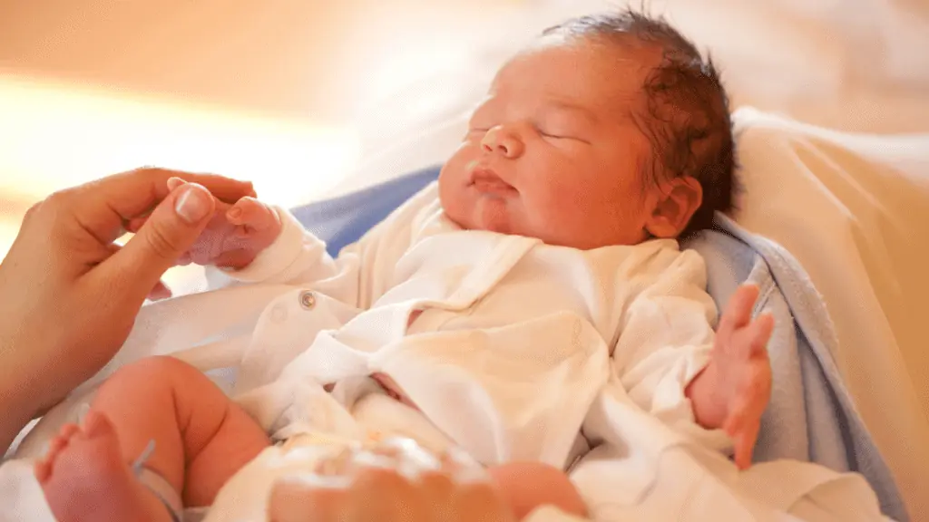 newborn baby sleeping