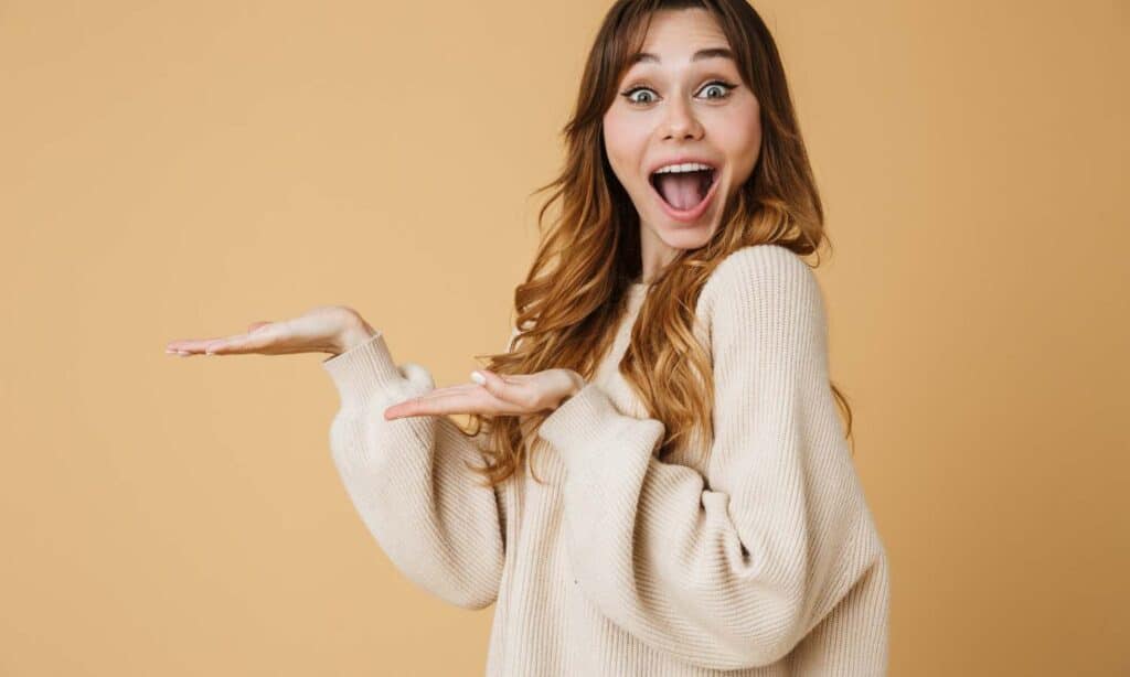shocked woman