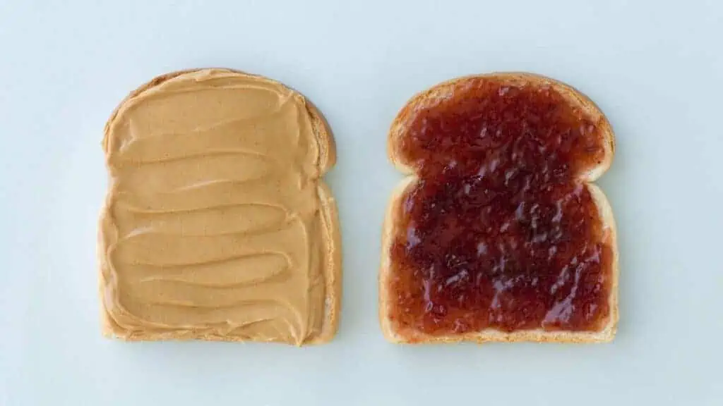 peanut butter and jelly is a high sugar kid meal