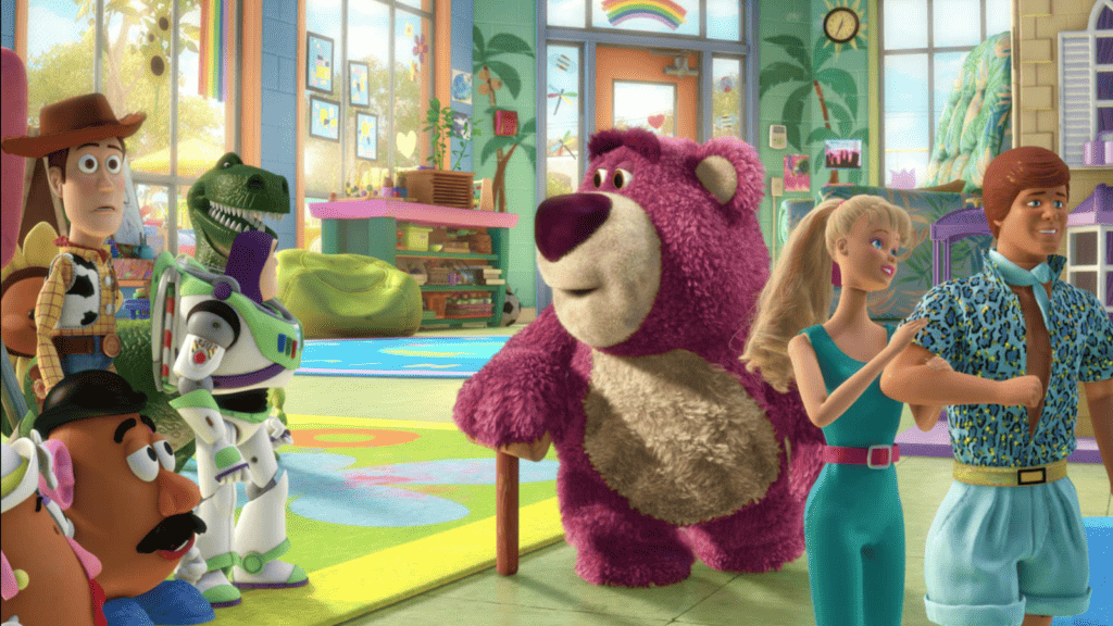 Toy Story 3 barbie lotso buzz
