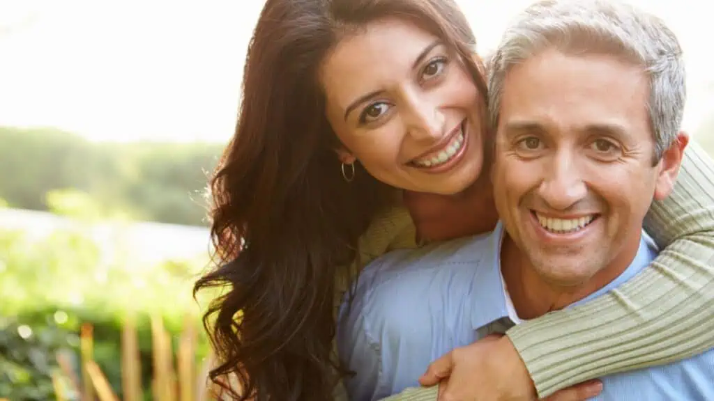 Happy middle aged couple