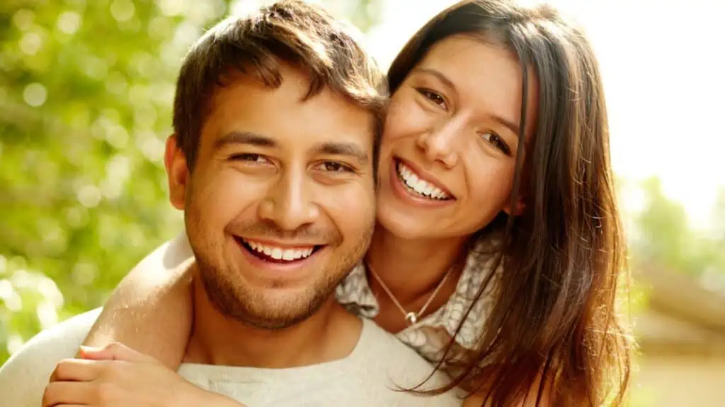 Happy smiling couple