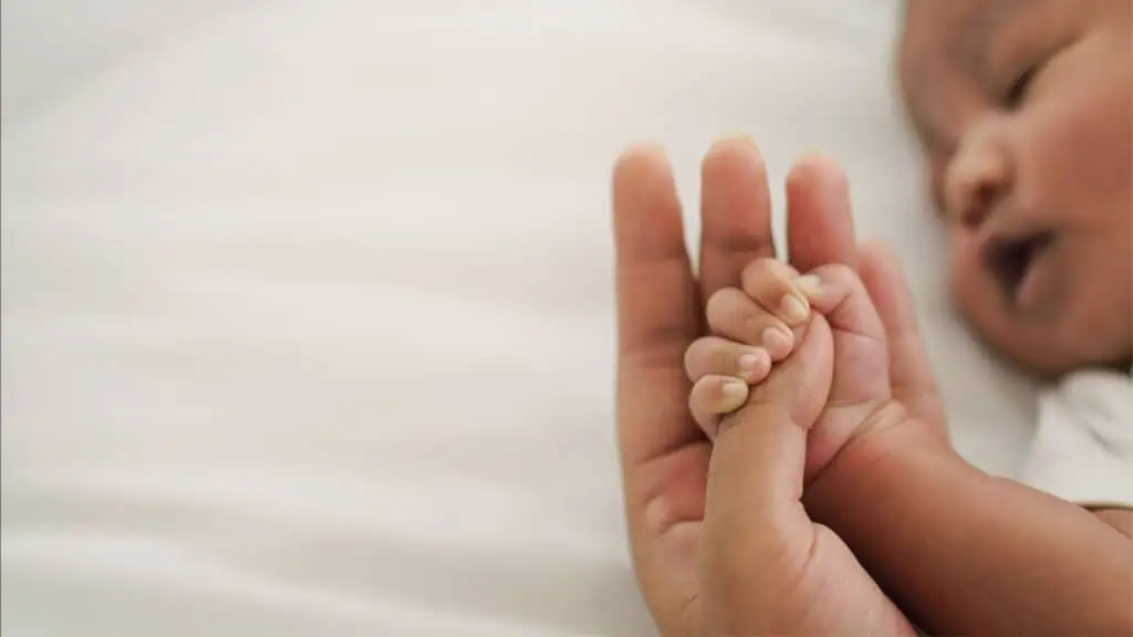 tiny baby hands