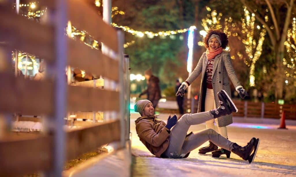Ice skating date
