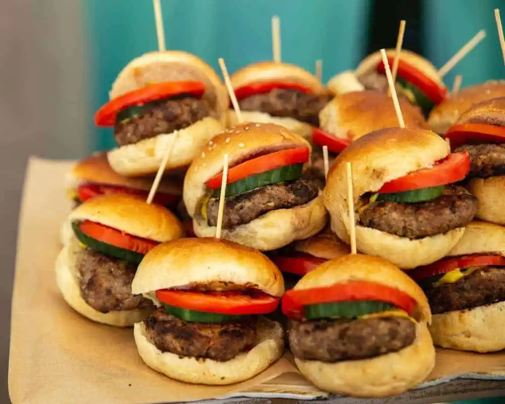 mini burgers